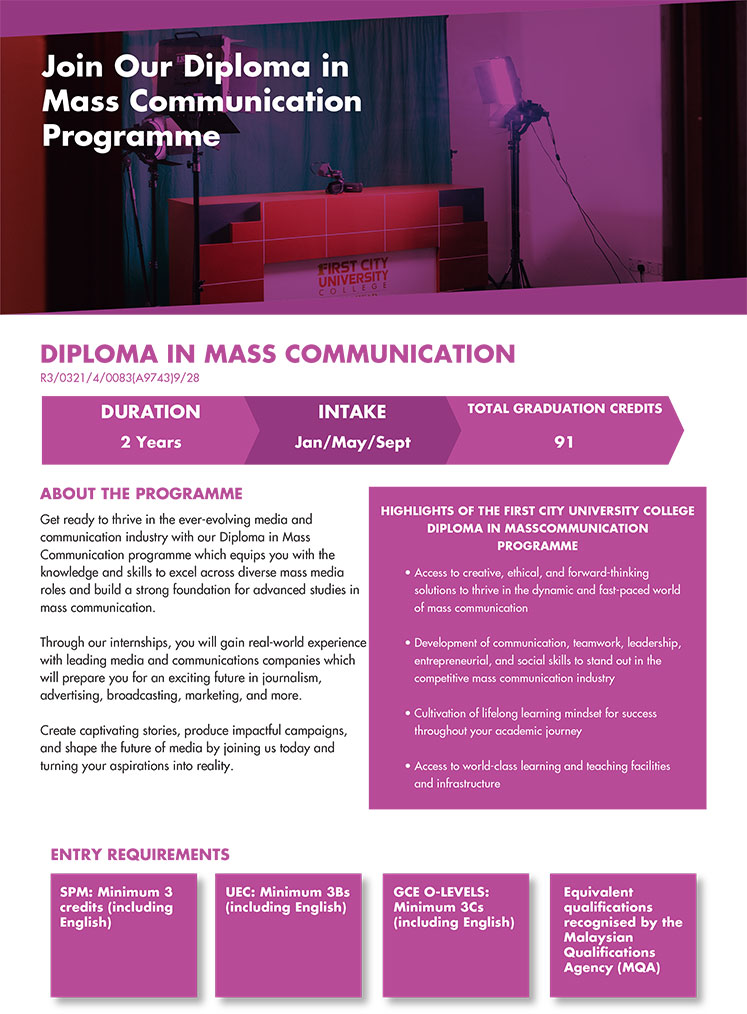 Programme information